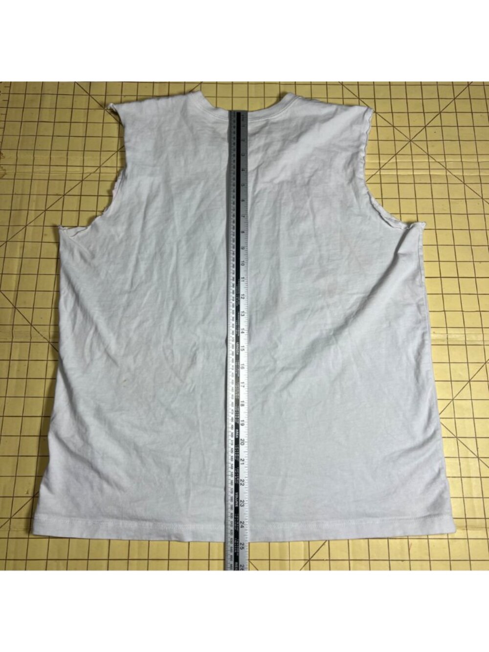 Coach Mens White Graphic Sleeveless T-Shirt 100% Cotton Made In Peru Size L - Picture 3 of 5